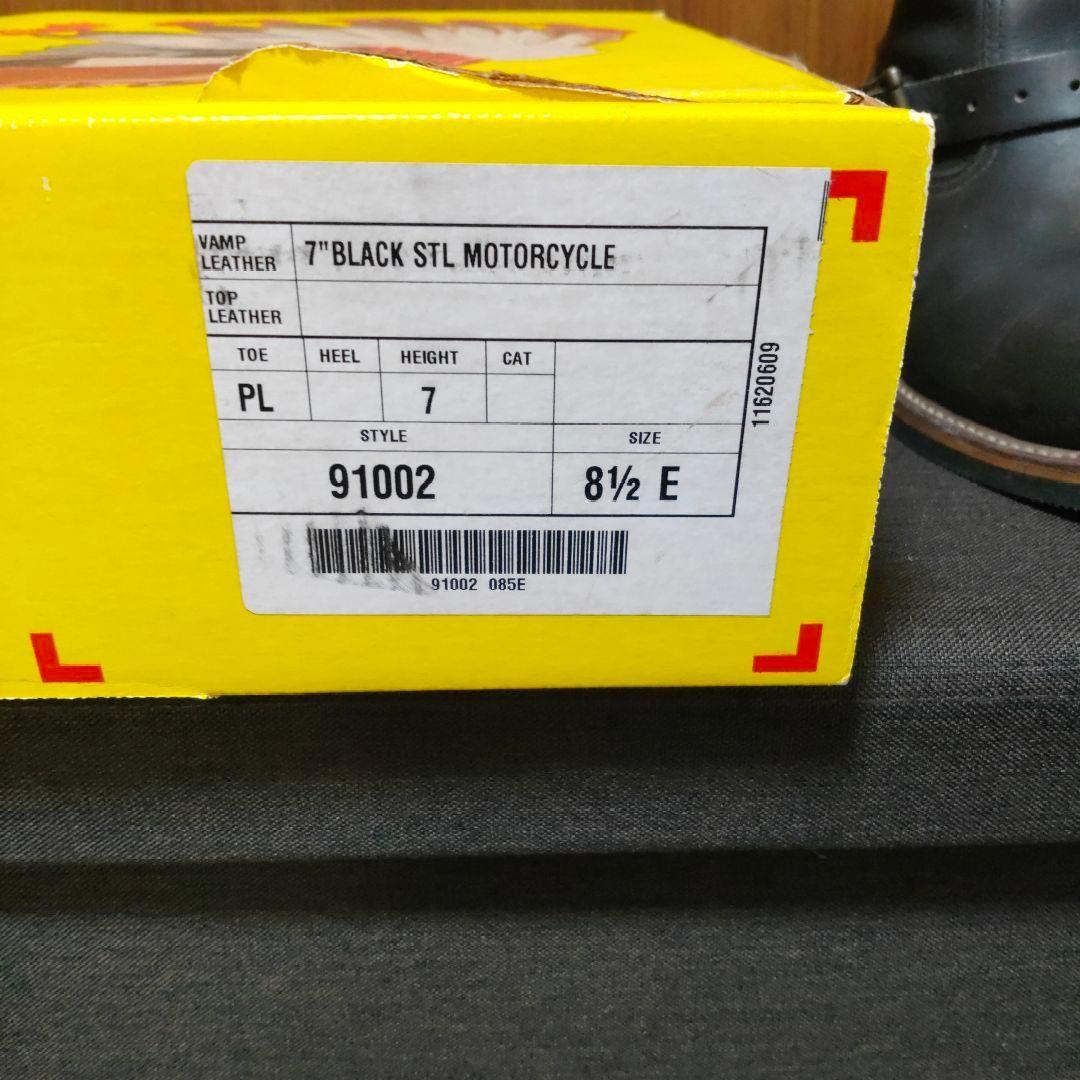 チペワ Chippewa エンジニアブーツ 910029 8 1/2 ブラック