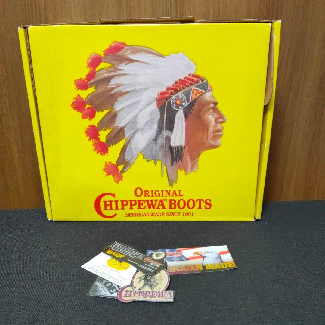 チペワ Chippewa エンジニアブーツ 910029 8 1/2 ブラック