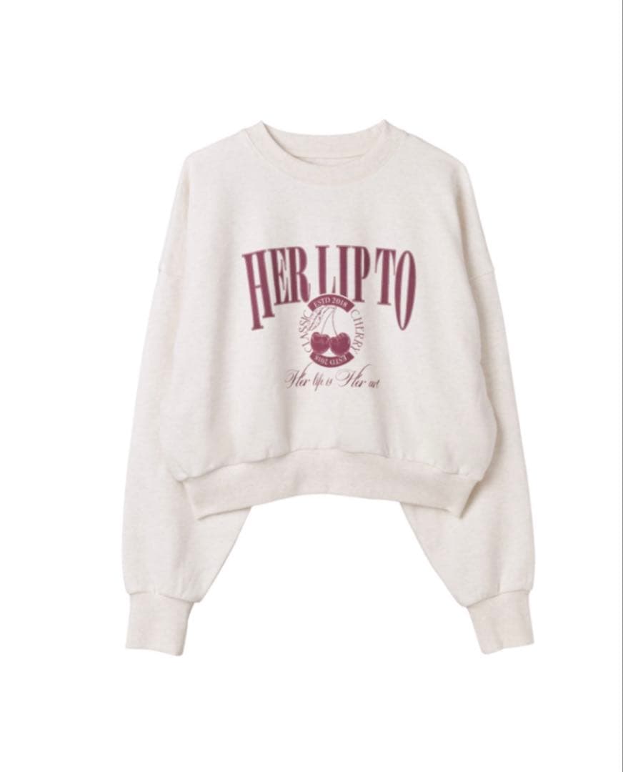 完売商品herlipto Classic Cherry Sweatshirt