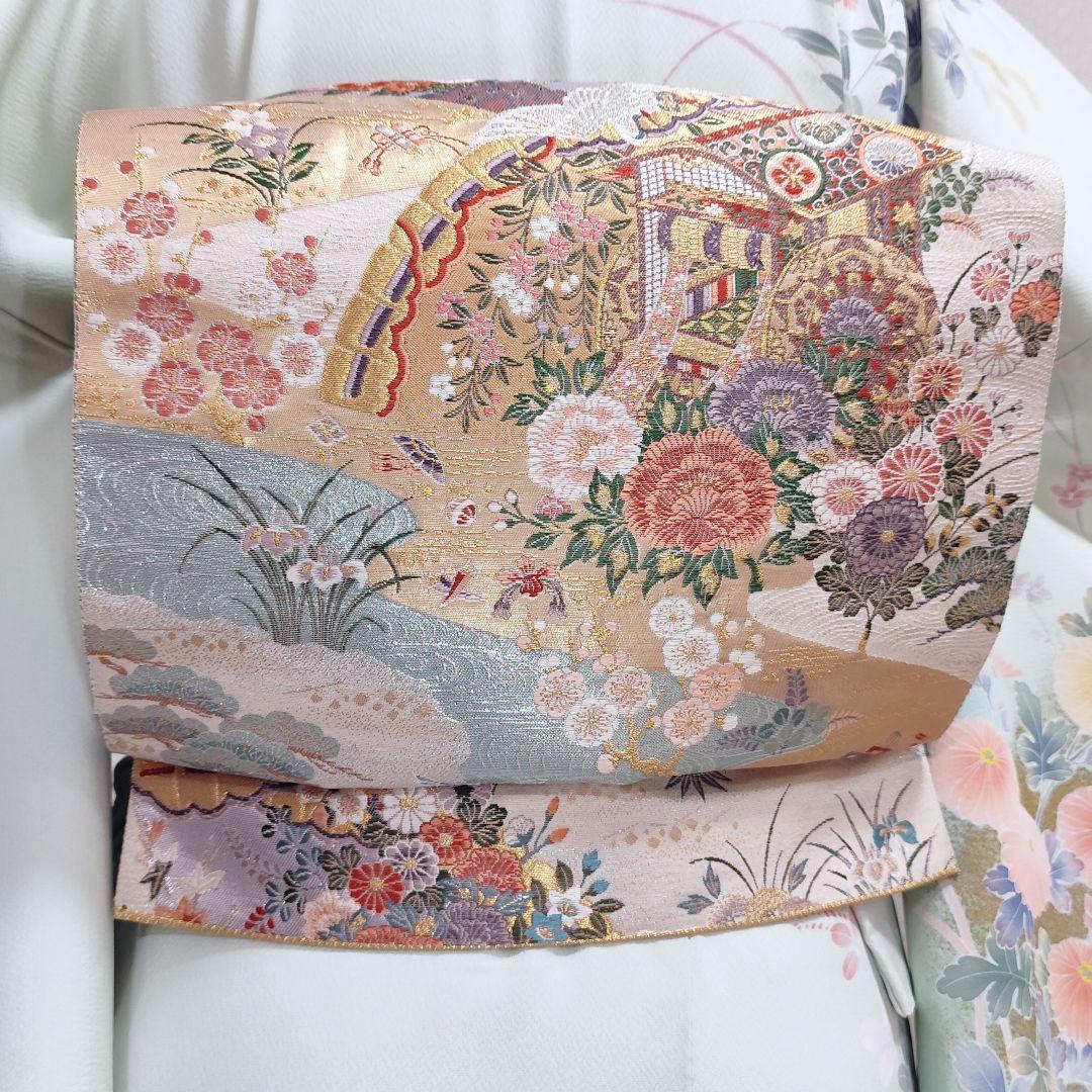 ❰6549❱ フルセット　訪問着 作家　袋帯　入学式　結婚式　お宮参り　正絹着物