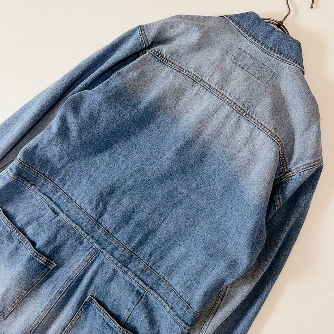 極美品ꕥウィムガゼット 2024 完売品 デニムジャンプスーツ ワイドシルエット