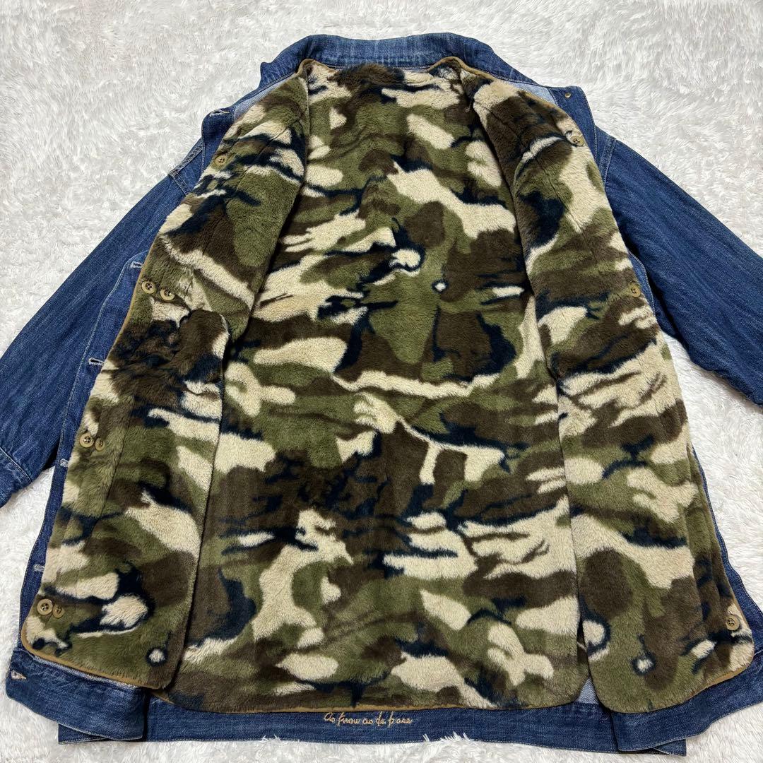 AS KNOW AS olaca 3way デニムコート ボア ライナー ベスト