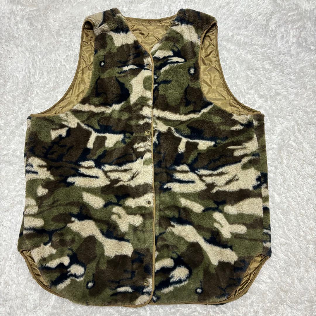 AS KNOW AS olaca 3way デニムコート ボア ライナー ベスト