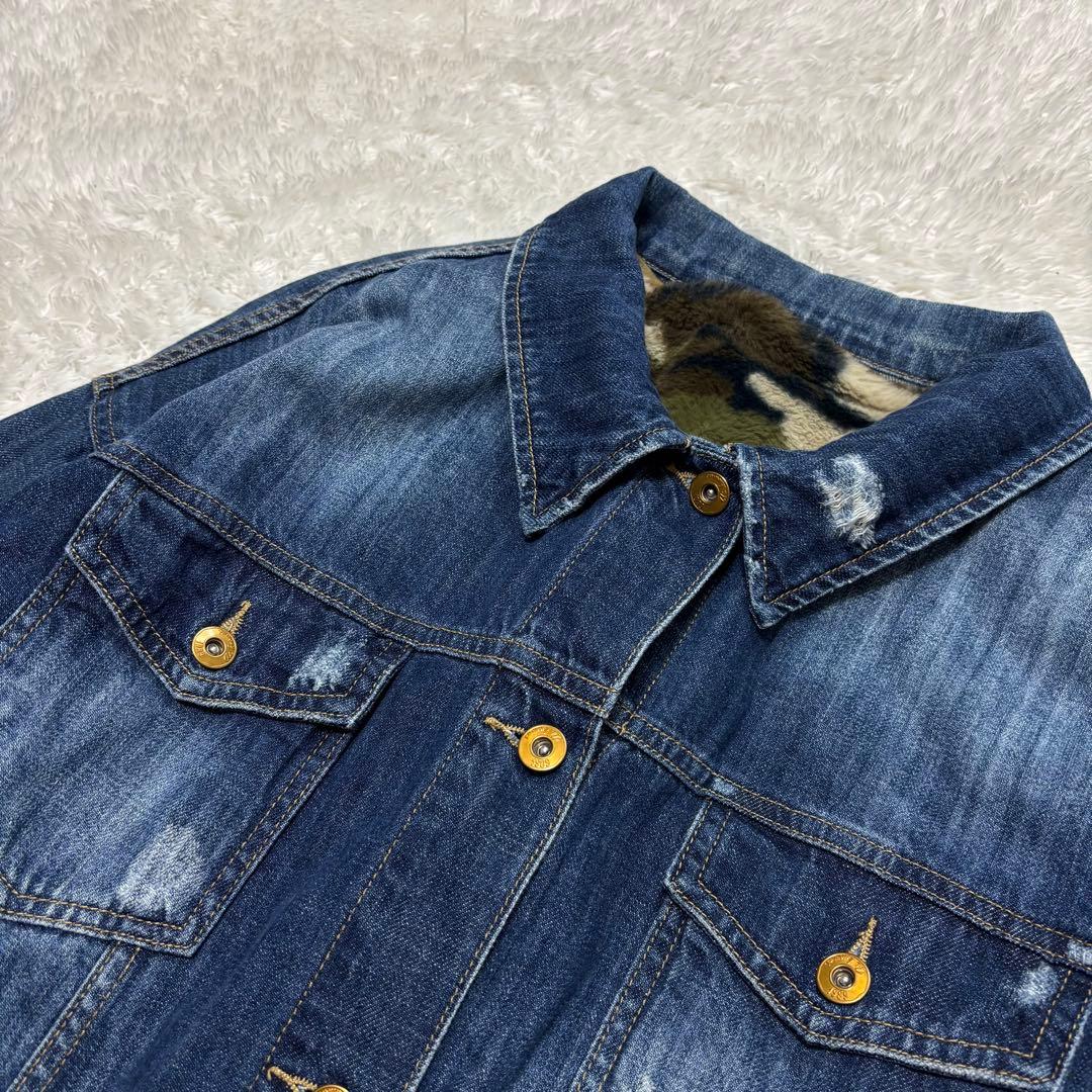 AS KNOW AS olaca 3way デニムコート ボア ライナー ベスト