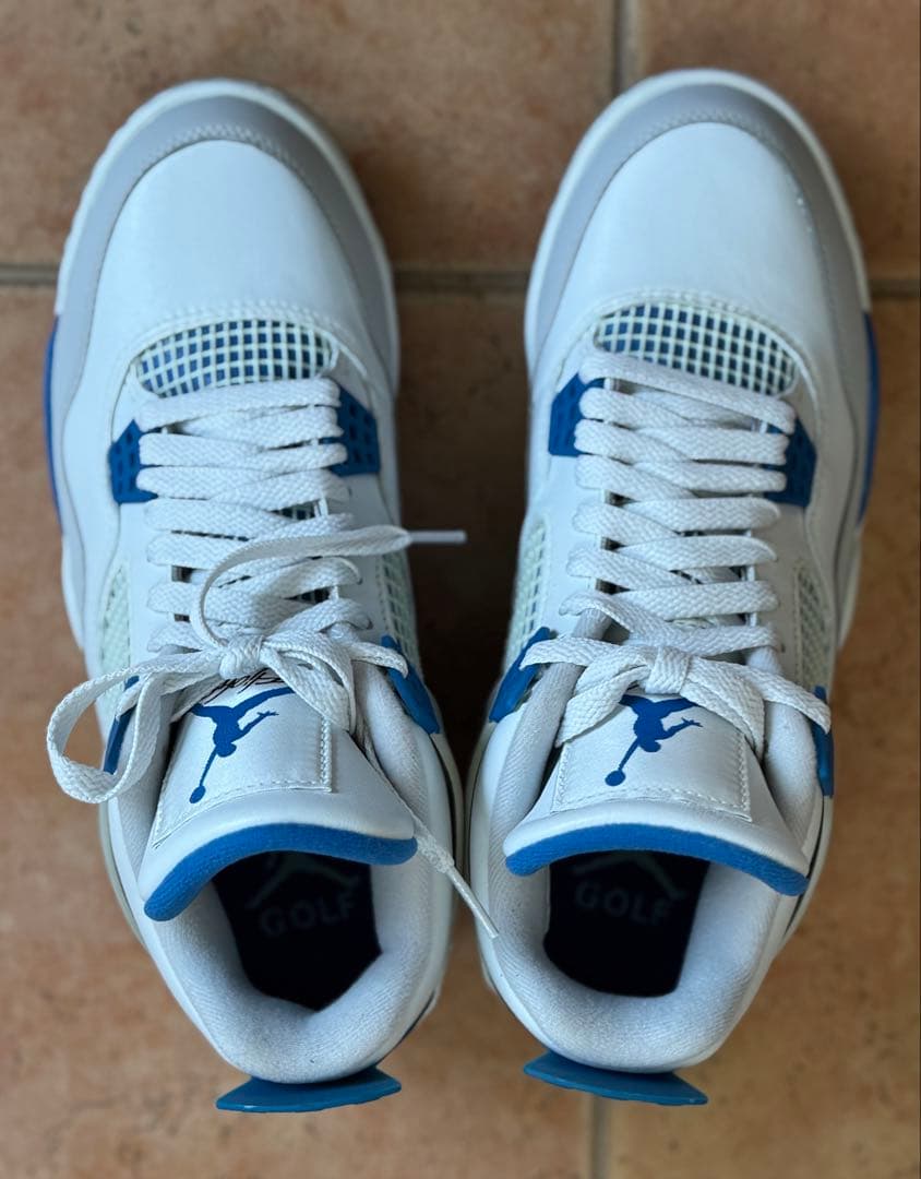 パ*ダ様 ナイキ Air Jordan 4 ゴルフシューズ 26.5cm ホワイ