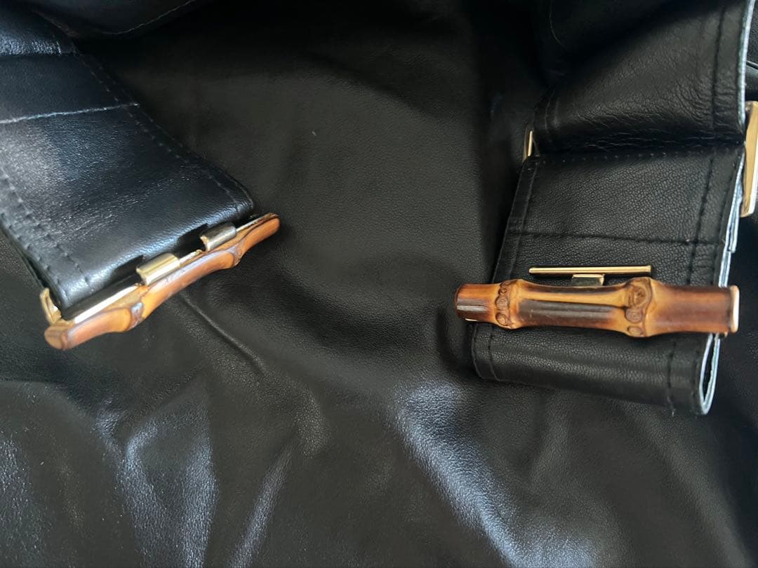 タグ付き★未使用★GUCCI ブラック レザー タイトスカート★38