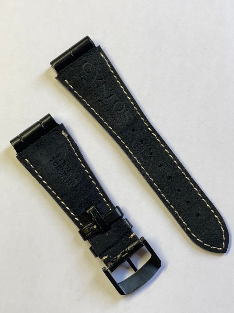 CVSTOS クストス アリゲーターストラップ ピンバックル付き