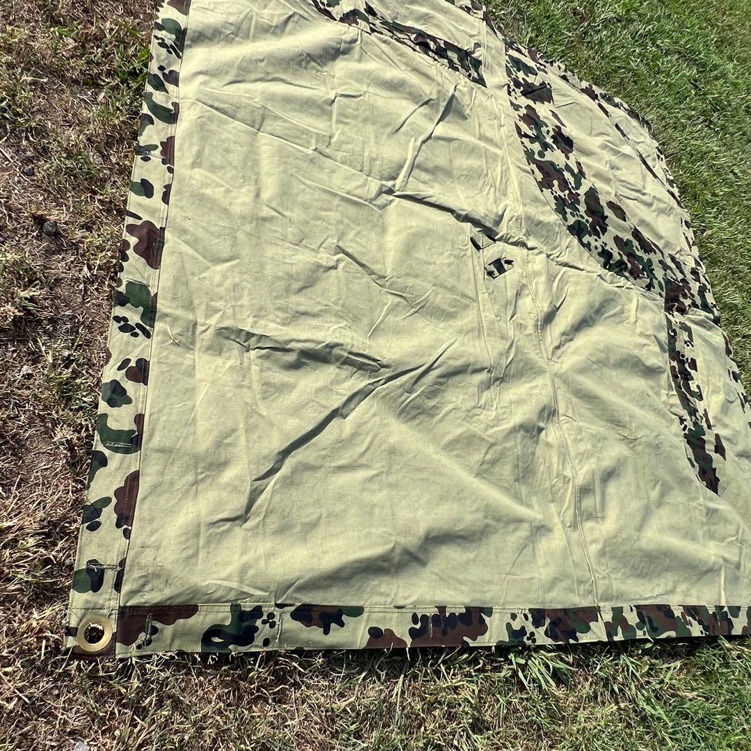 【美品】ルーマニア軍幕　希少アメーバカモ　デッドストック　②