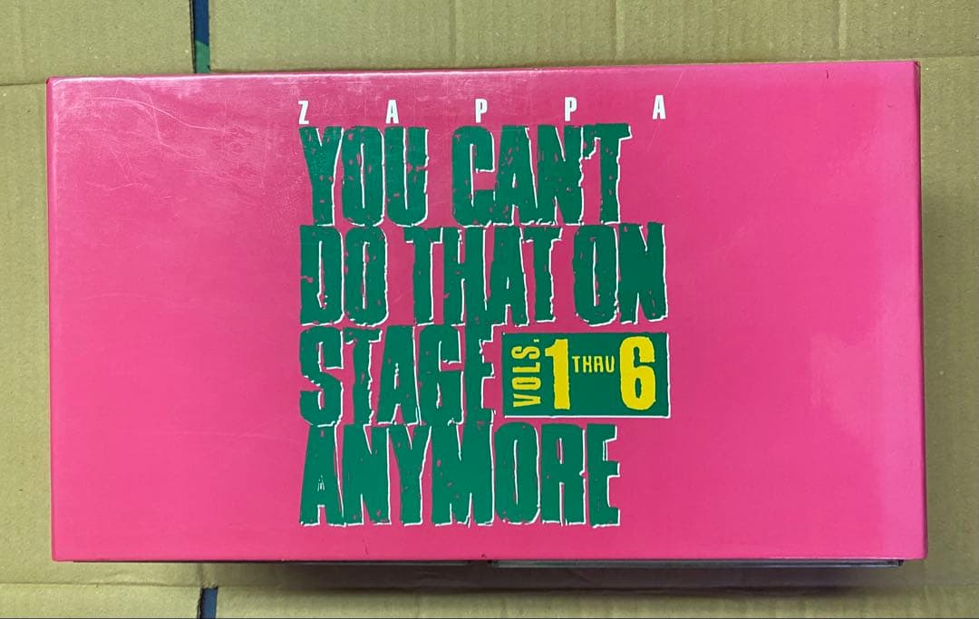 洋楽 zappa You Can't Do That on Stage Cmp Box
