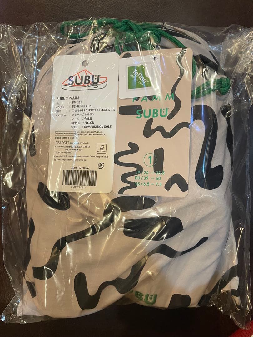 SUBU × PAMM thanks sea sandal 1サイズ