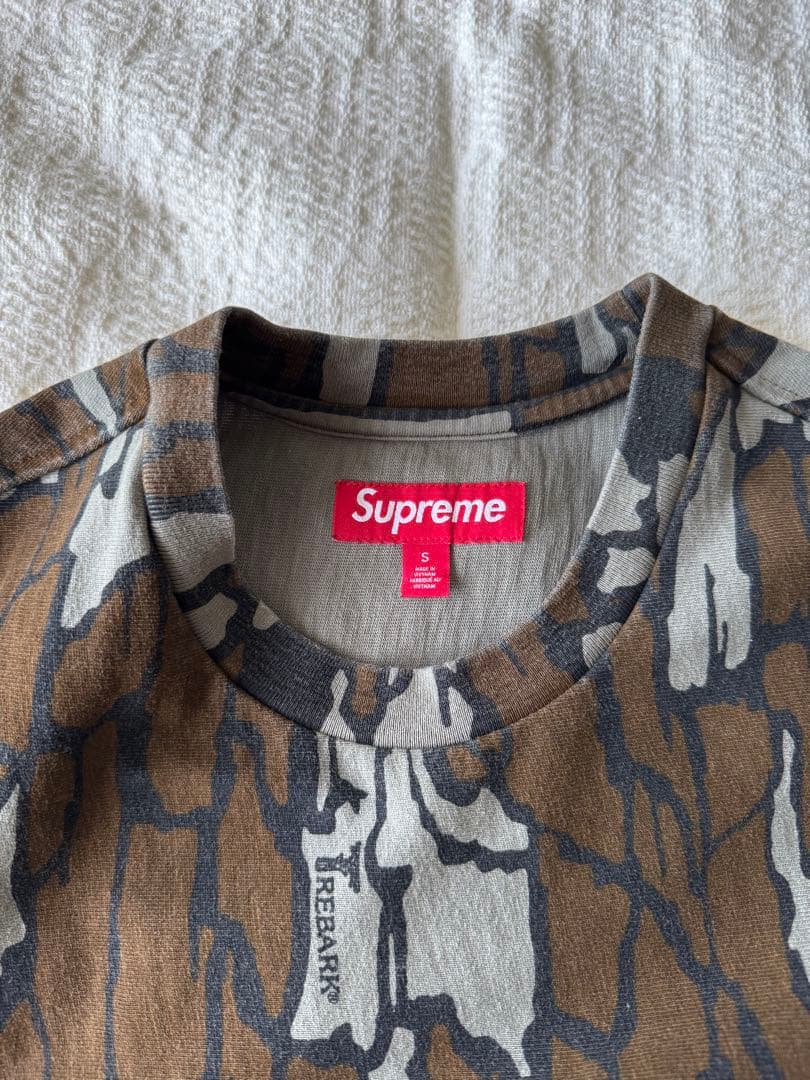 トップス supreme S/S Pocket Tee Mossy Oak Camo S