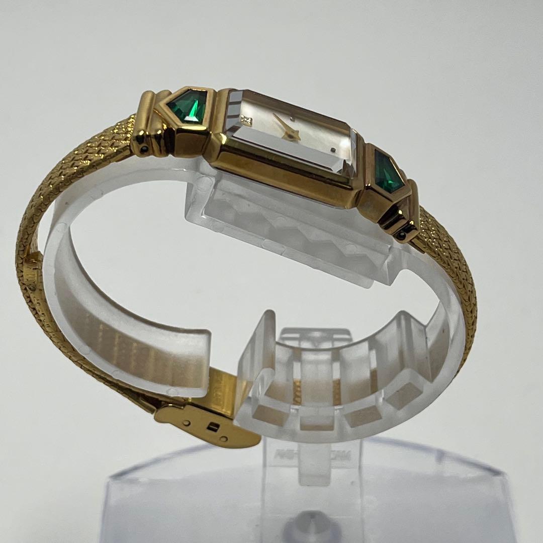 IEI ジュエリーウォッチ 部品取り用 ゴールド シェル文字盤 天然石