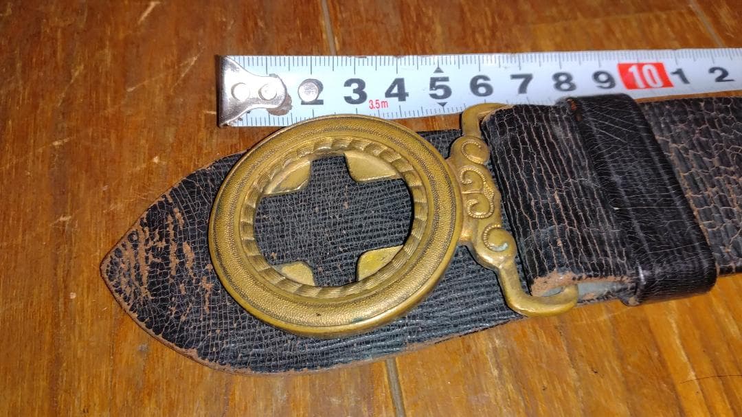 日本海軍　実物　剣帯　士官　刀帯