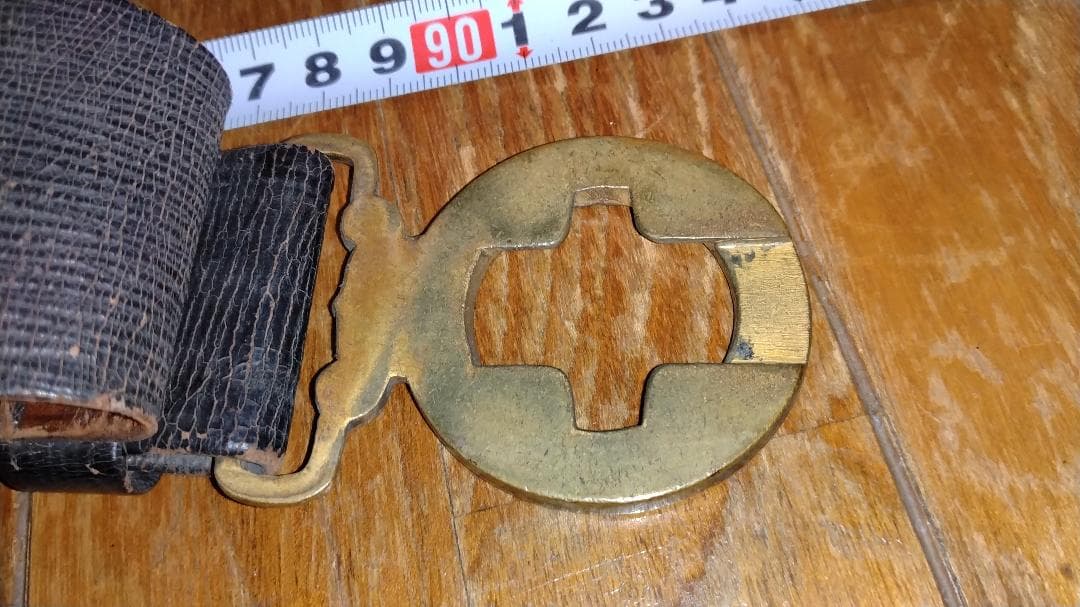 日本海軍　実物　剣帯　士官　刀帯