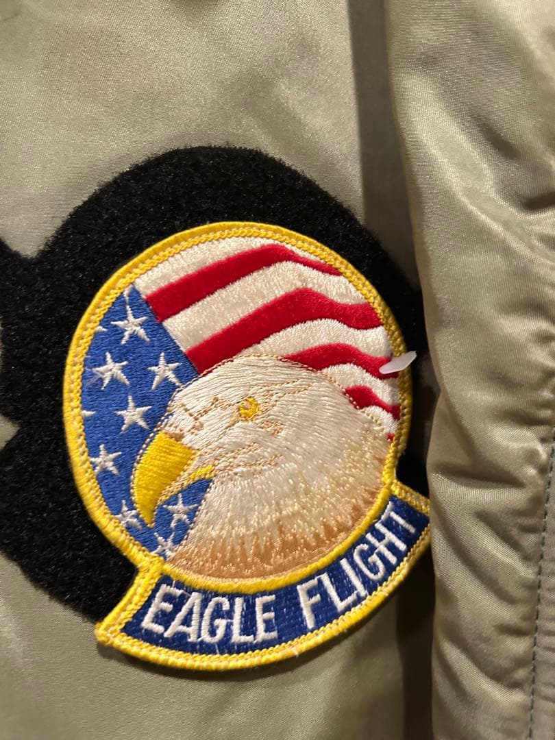 ス*ー様 USA製 航空自衛隊 ブルーインパルス　ジャケット　ＭＡ-1 刺繍　ワ