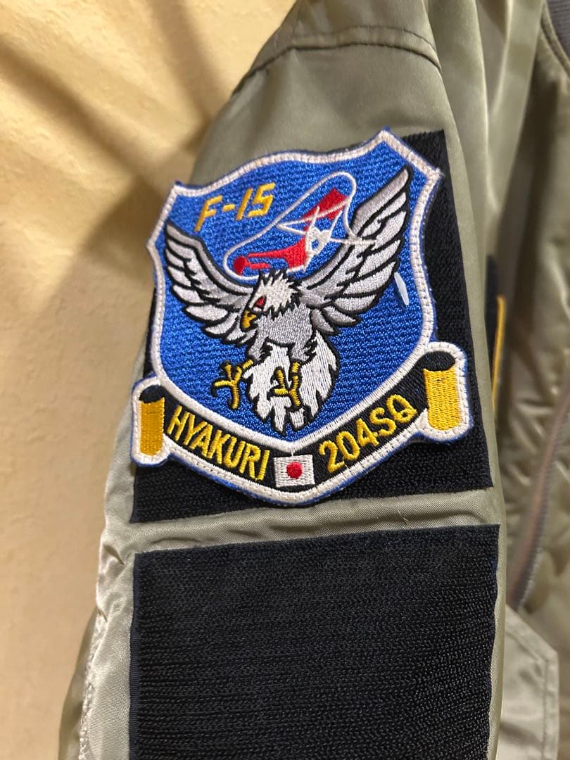 ス*ー様 USA製 航空自衛隊 ブルーインパルス　ジャケット　ＭＡ-1 刺繍　ワ