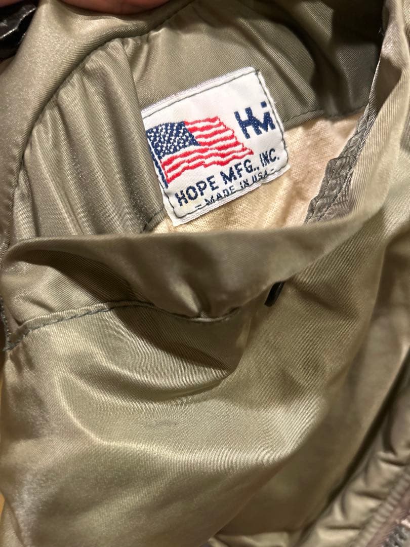 ス*ー様 USA製 航空自衛隊 ブルーインパルス　ジャケット　ＭＡ-1 刺繍　ワ