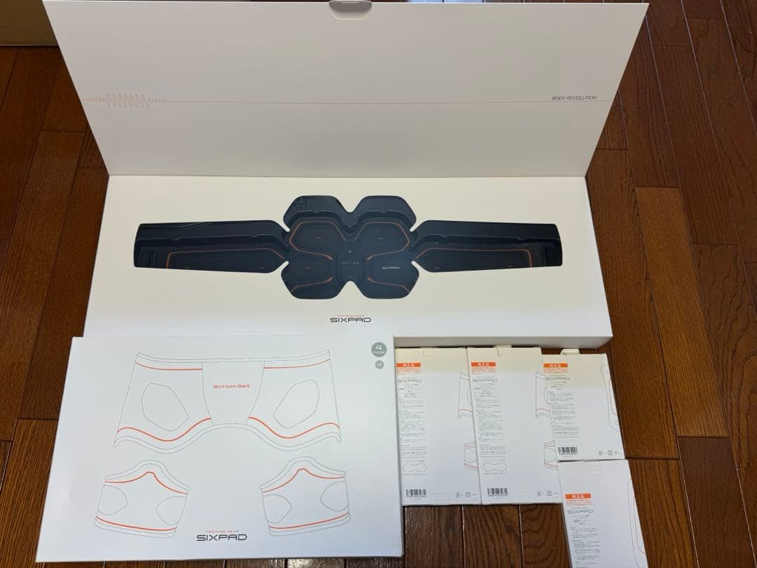 シックスパッド★アブズベルト、アームベルト、レッグベルト、ボトムベルトセット