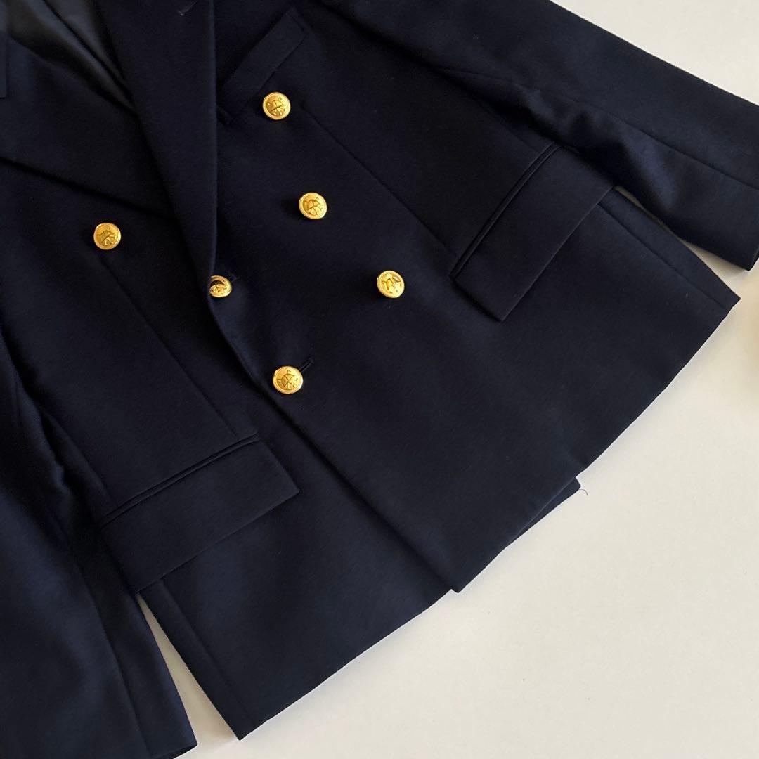 ラルフローレン　フォーマル　スーツ　ブレザー　パンツ　ネクタイ　金ボタン　紺