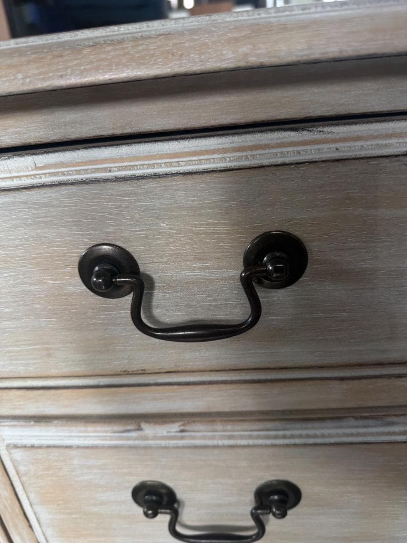 【moco】ナチュラル木製キャビネット 3引き出し 2扉 173