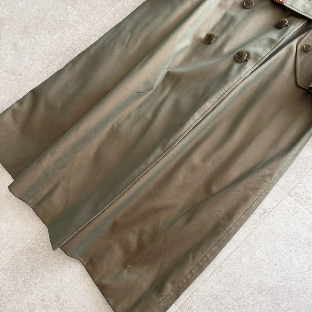 バーバリー　トレンチコート　玉虫色　カーキ　ノバチェック　ライナー　11