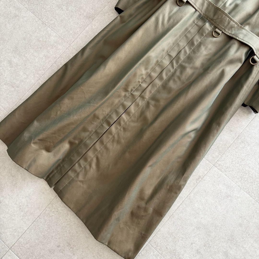 バーバリー　トレンチコート　玉虫色　カーキ　ノバチェック　ライナー　11