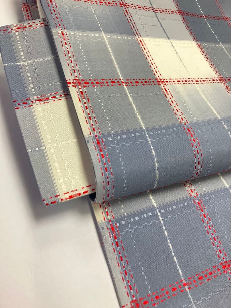 お仕立て上がり名古屋帯　新品未使用品　正絹　西陣織　No.362