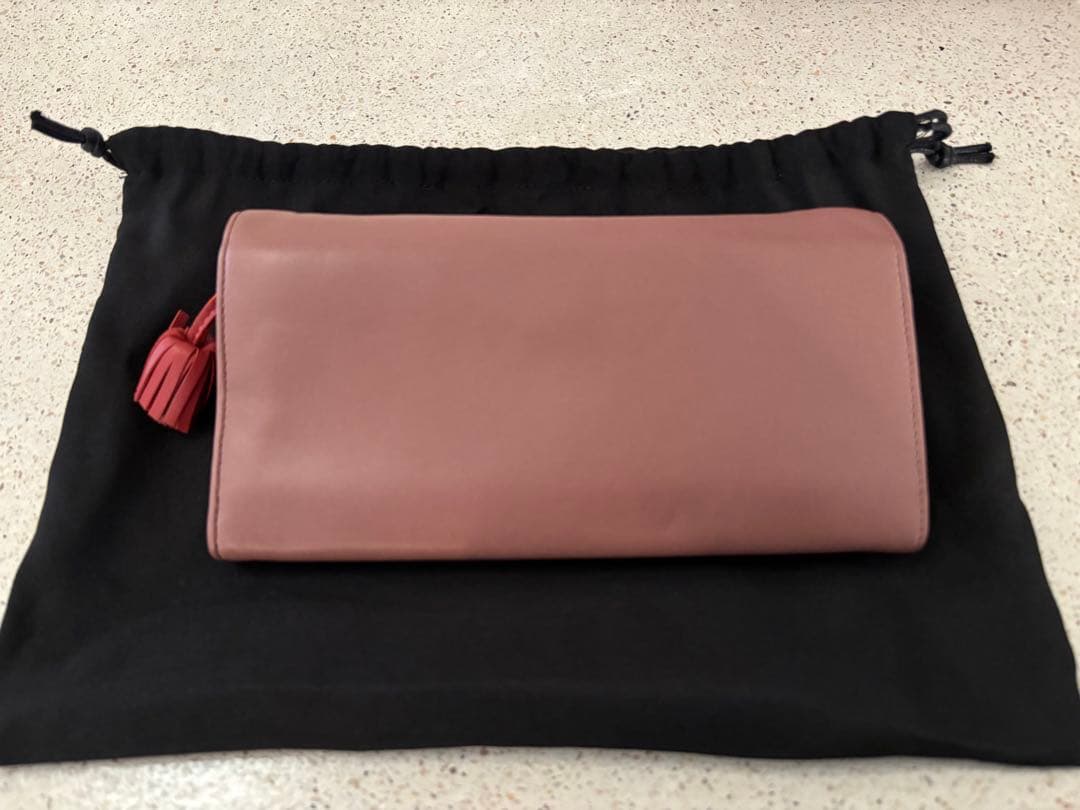 LOEWE ロエベ ノット レザー チェーンウォレット 長財布