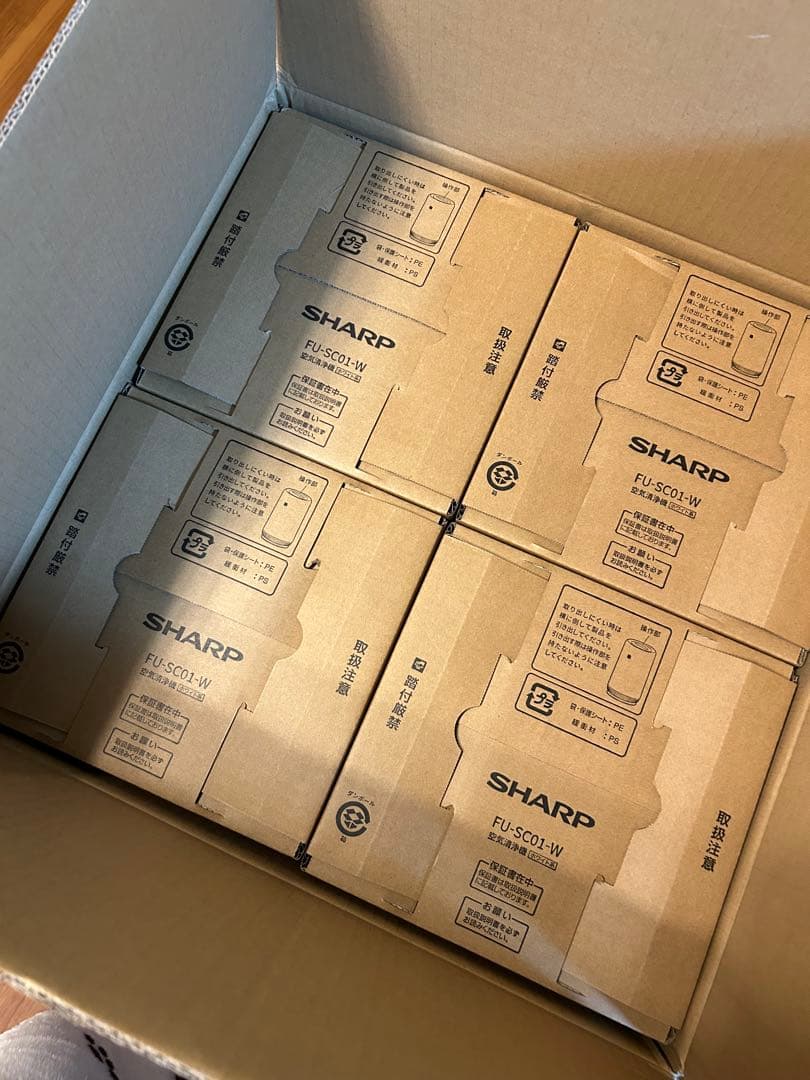 【新品】 空気清浄機 FU-SC01-W プラズマクラスター SHARP