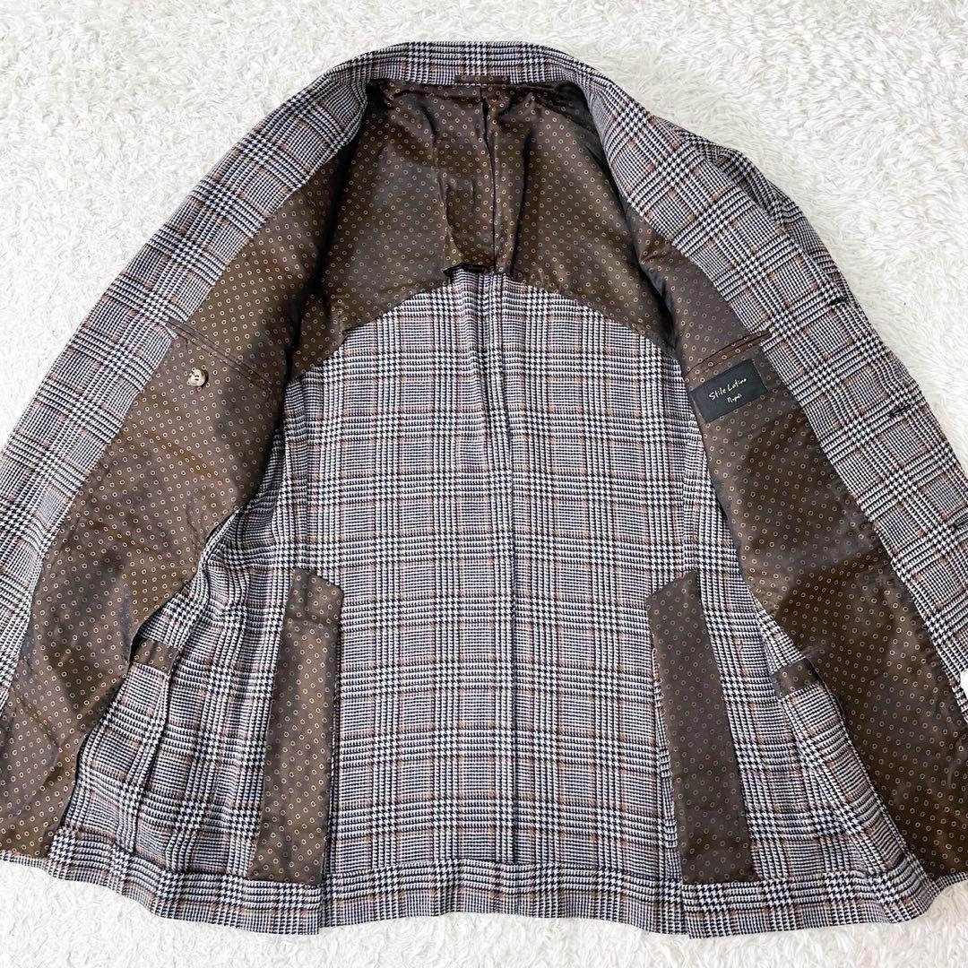 美品！Stile Latino スーパー120's極上テーラードジャケット XL