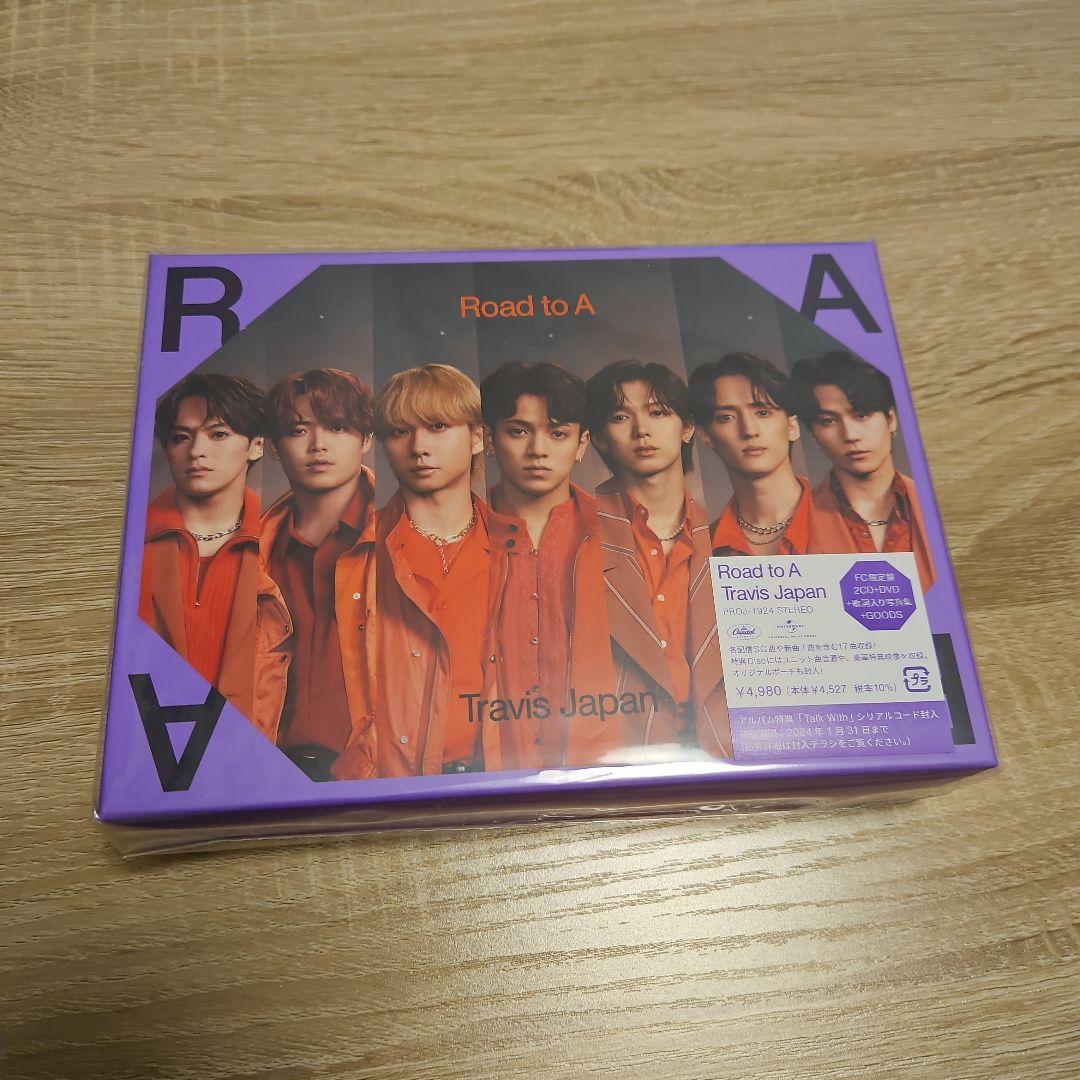 Travis Japan/Road to A (FC限定盤) 2CD+DVD