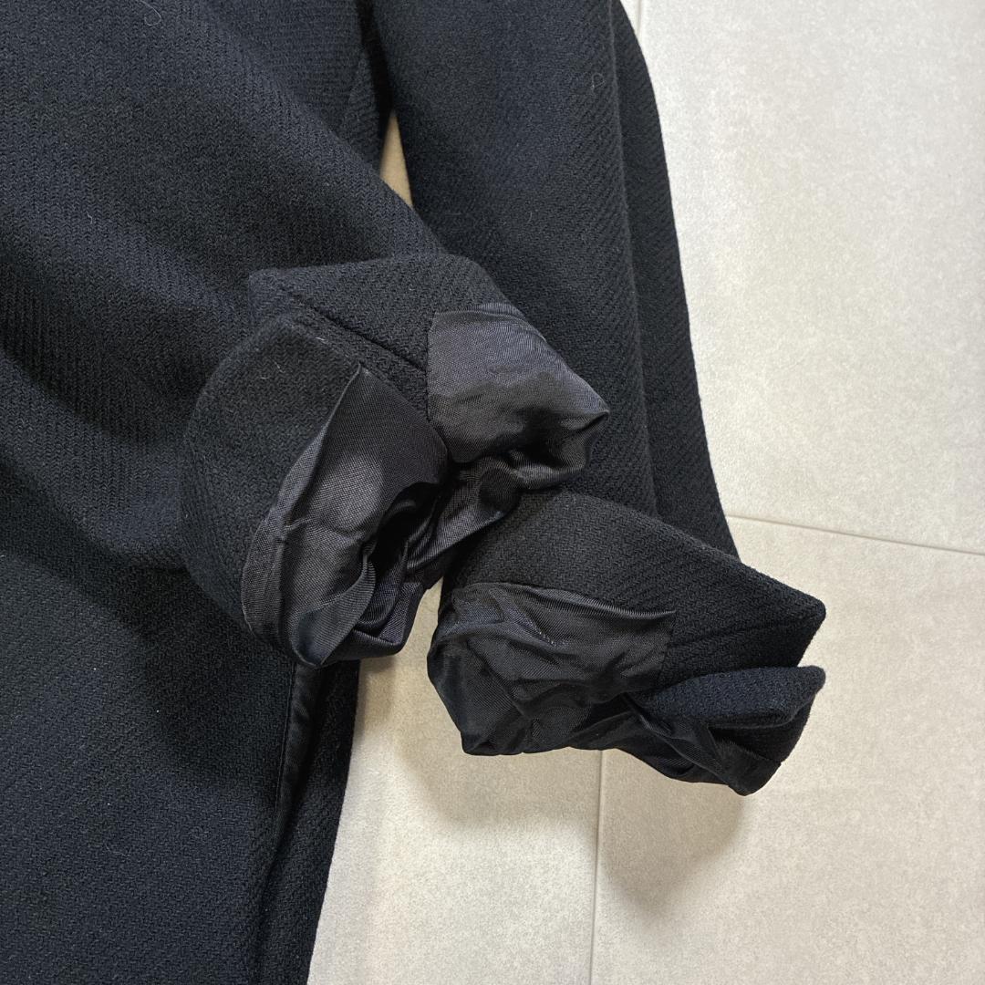 美品 ZARA×MANTECO♡ウール混 ダブルチェスターコート 黒 L相当