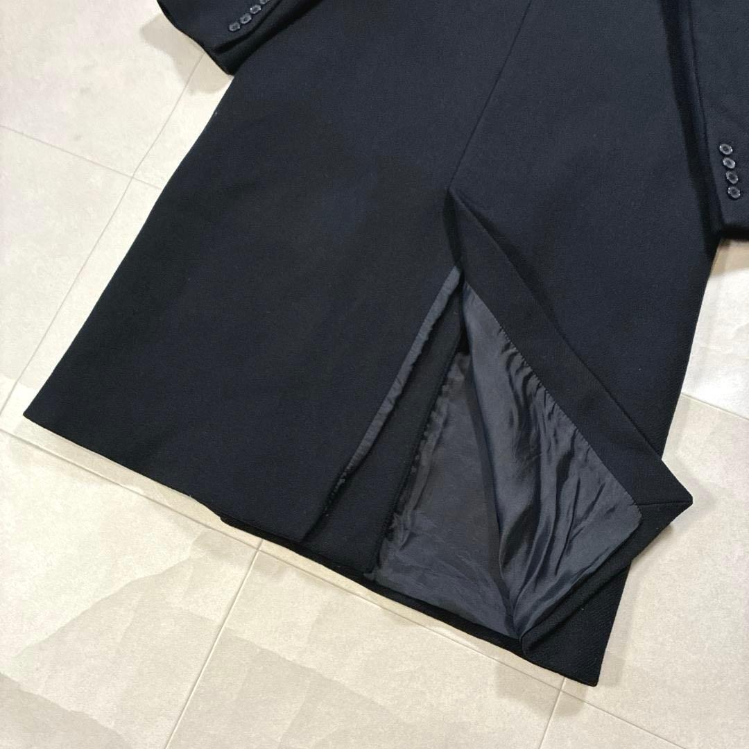 美品 ZARA×MANTECO♡ウール混 ダブルチェスターコート 黒 L相当