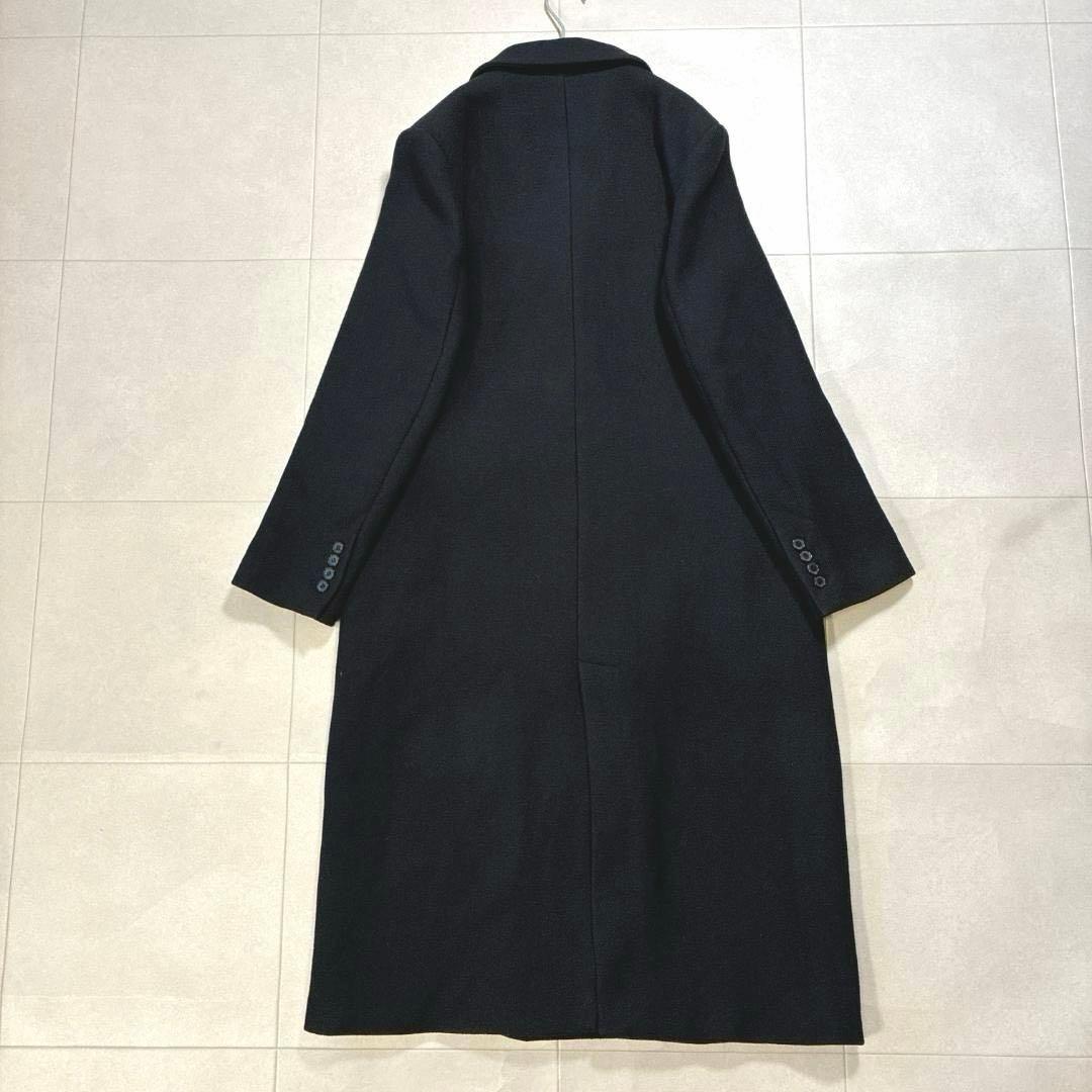 美品 ZARA×MANTECO♡ウール混 ダブルチェスターコート 黒 L相当