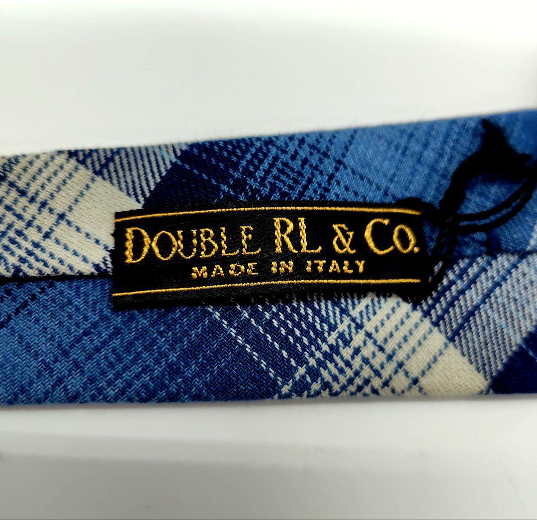 【$HW様】23SS新品　ハンドメイド プラッド ジャスペ ツイル タイ　ブルー