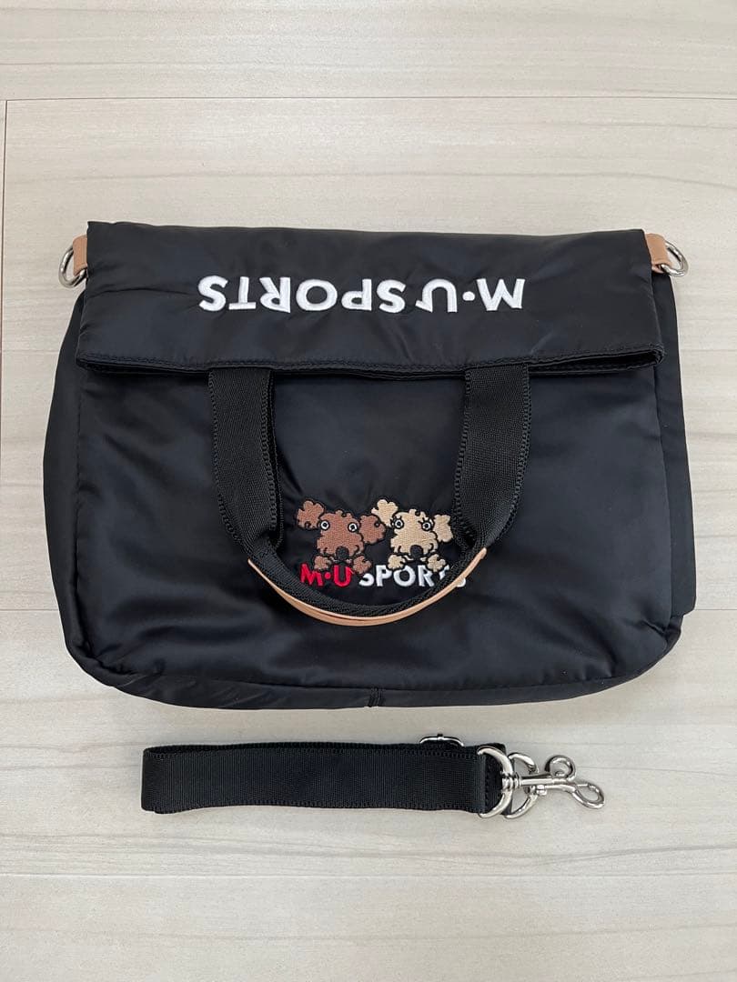 MU SPORT ミエコ ウエサコ スポーツ ショルダー付きバック 〈未使用〉★