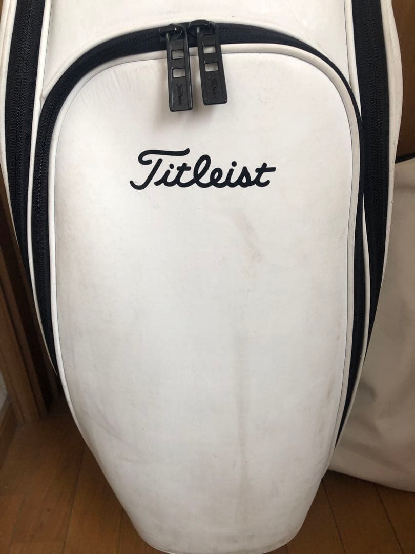 【送料込み】廃盤希少　タイトリスト　ホワイト　キャディバッグ