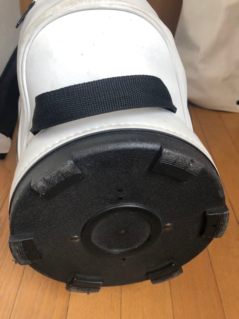 【送料込み】廃盤希少　タイトリスト　ホワイト　キャディバッグ