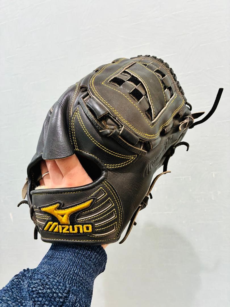 ミズノプロ MIZUNO Pro 最高級 極美品 硬式 投手用 旧ロゴ 廃盤レア
