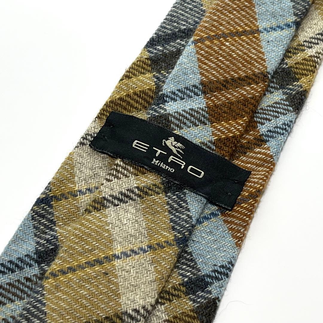 3340✨極美品✨エトロ ネクタイ マドラスチェック