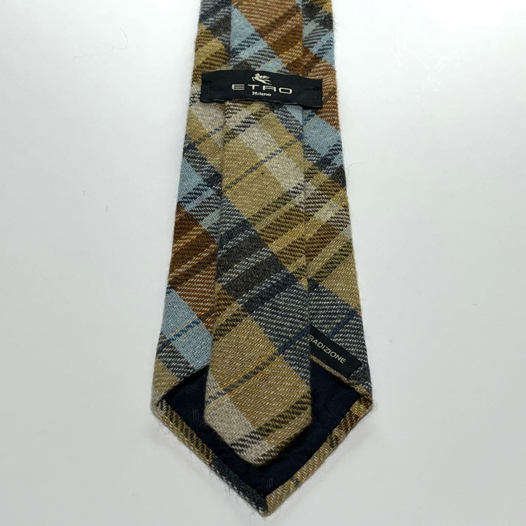 3340✨極美品✨エトロ ネクタイ マドラスチェック