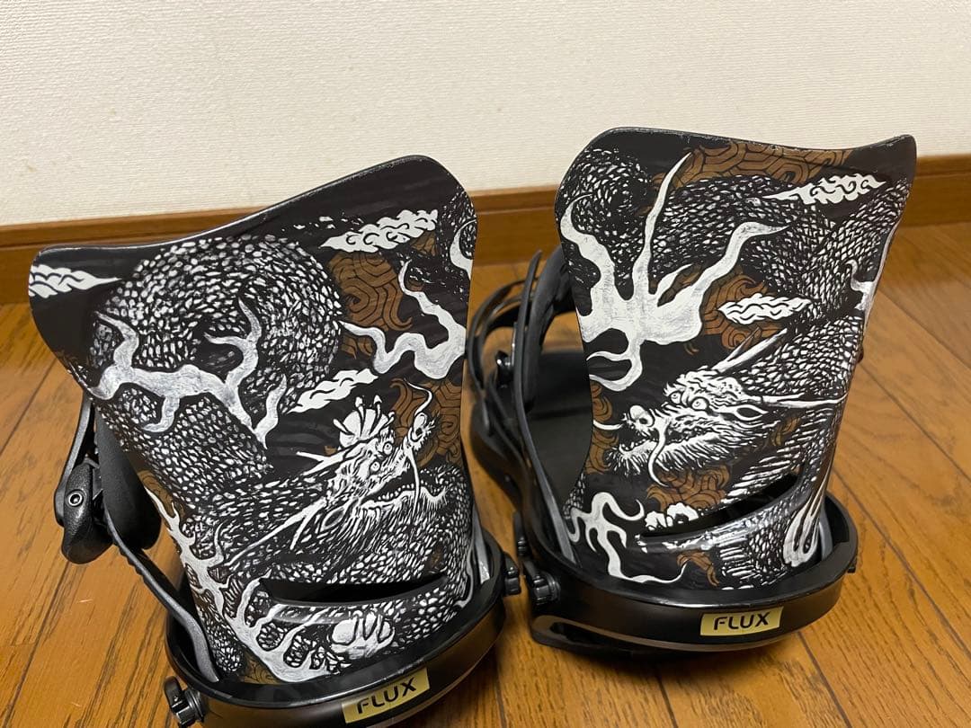 かず★FLUX スノーボードビンディング ブラック