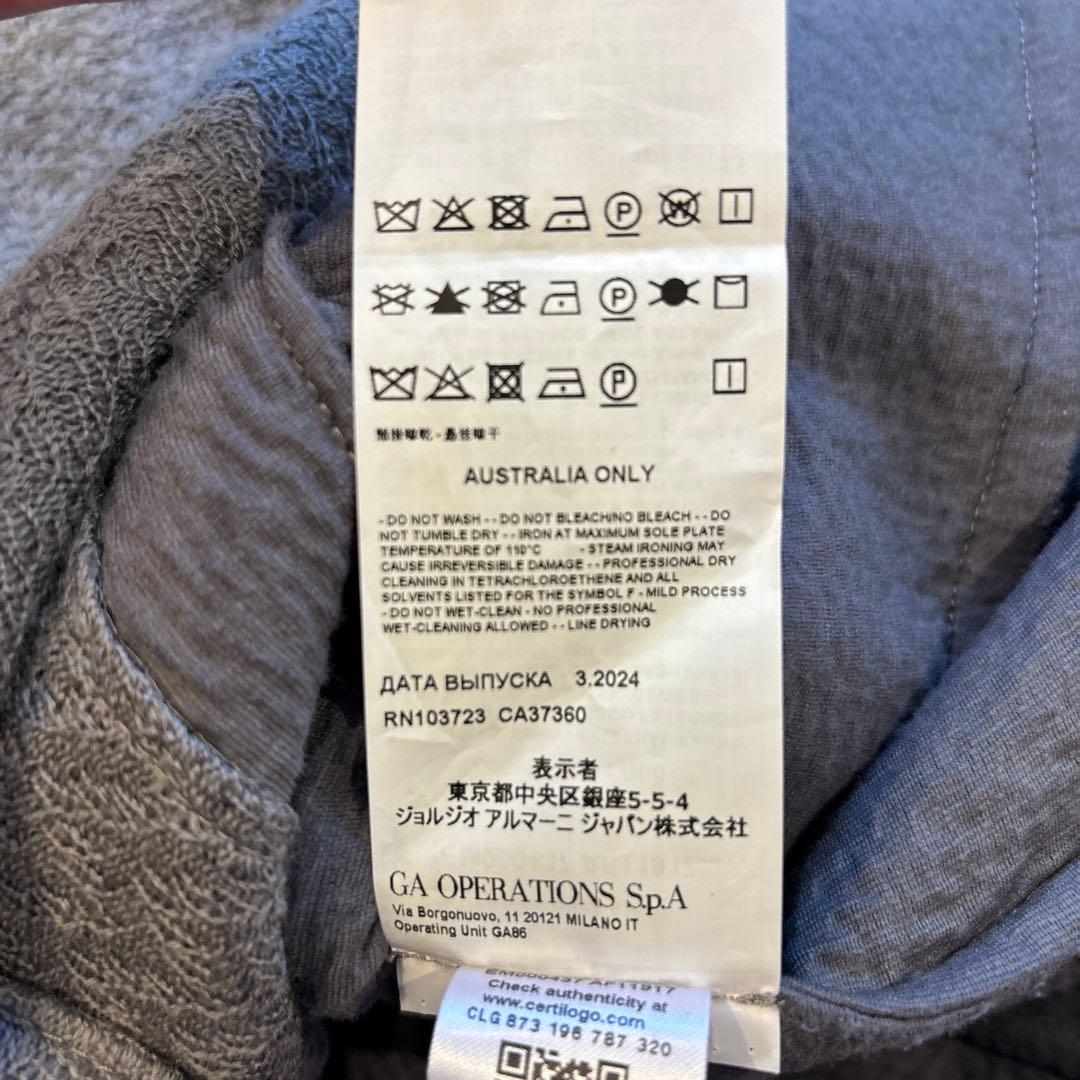 ★訳アリ★エンポリオアルマーニ　シングルブレストテーラードブレザー　56