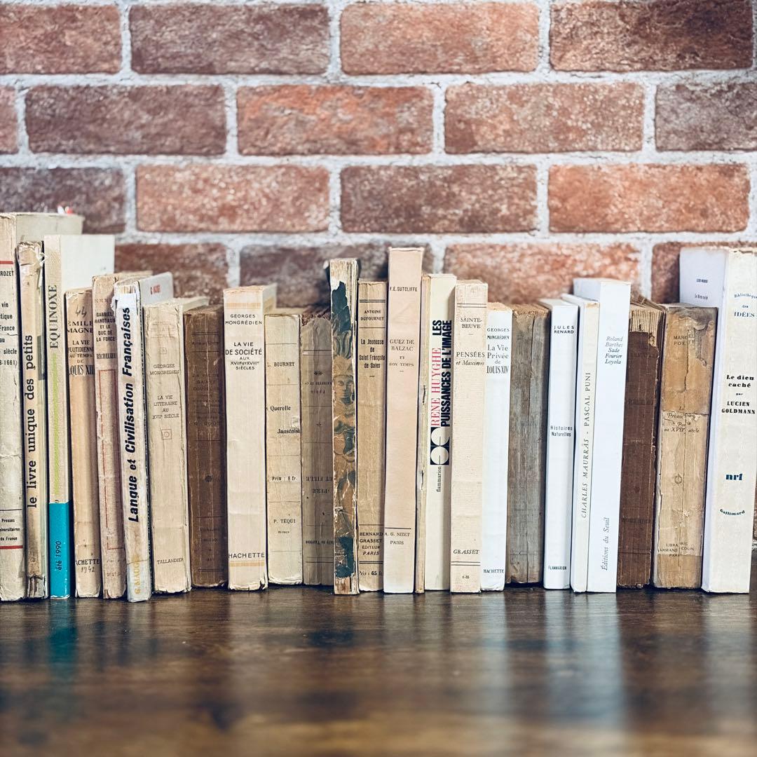 Vintage Books/50cm Set 【紙装丁】洋書　古書　アンティーク