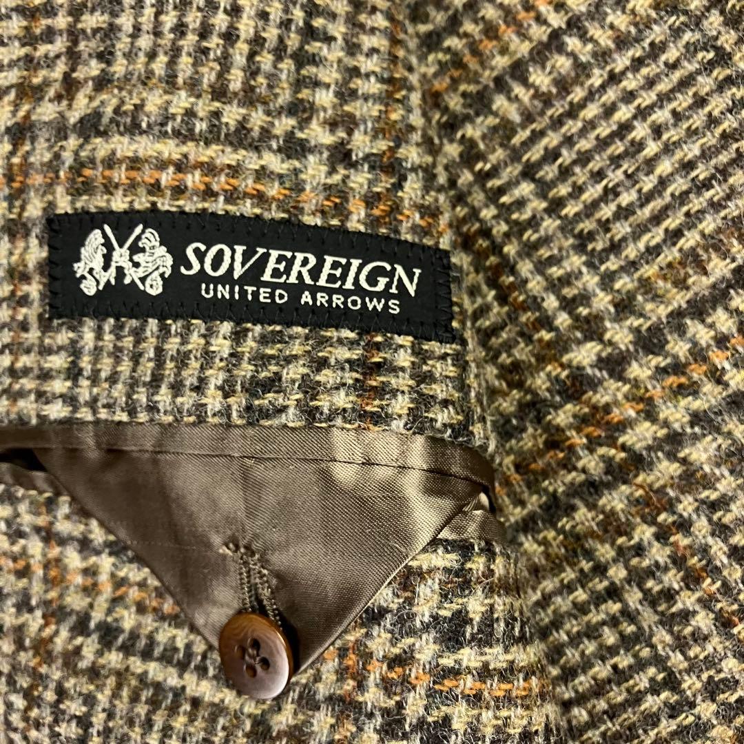 SOVEREIGN ユナイテッドアローズ ウールチェック テーラードジャケット