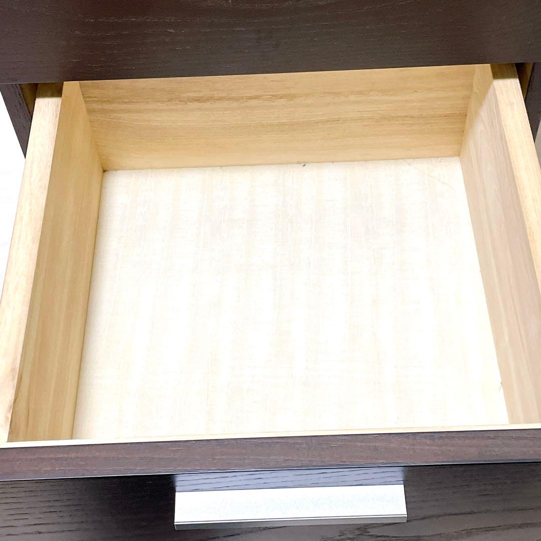 美品 ACTUS アクタス ベッドサイドチェスト 2段 ナイトテーブル