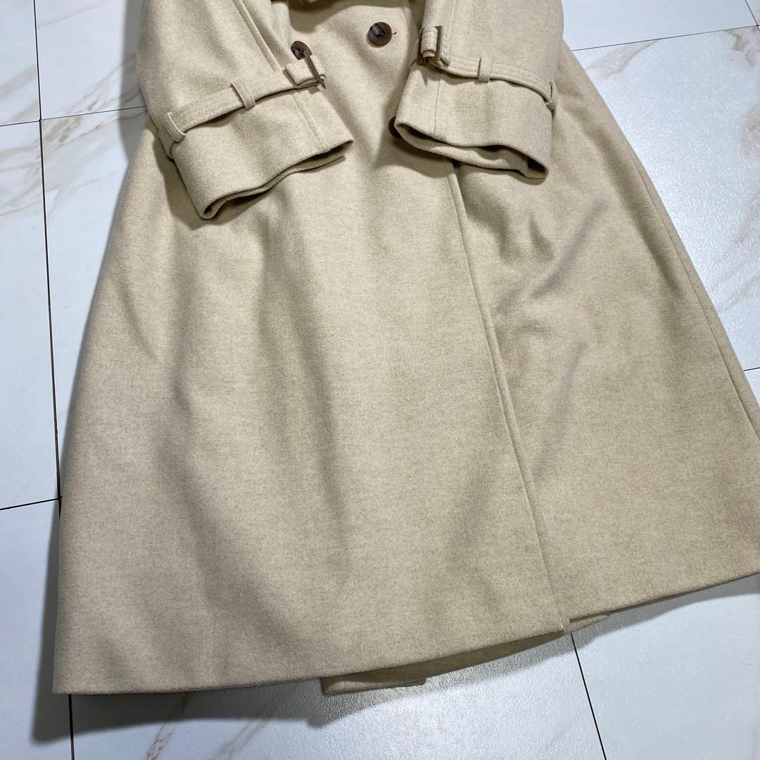 現行♡willfully ボリュームスリーブ シャギートレンチコート ベルデッド