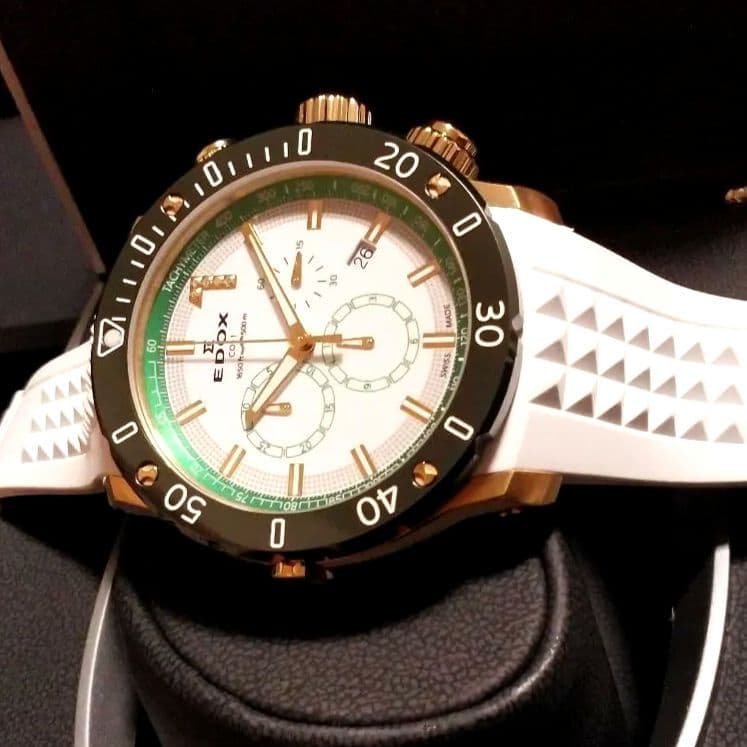 EDOX■限定300■ダイヤ■現行モデル■500M防水