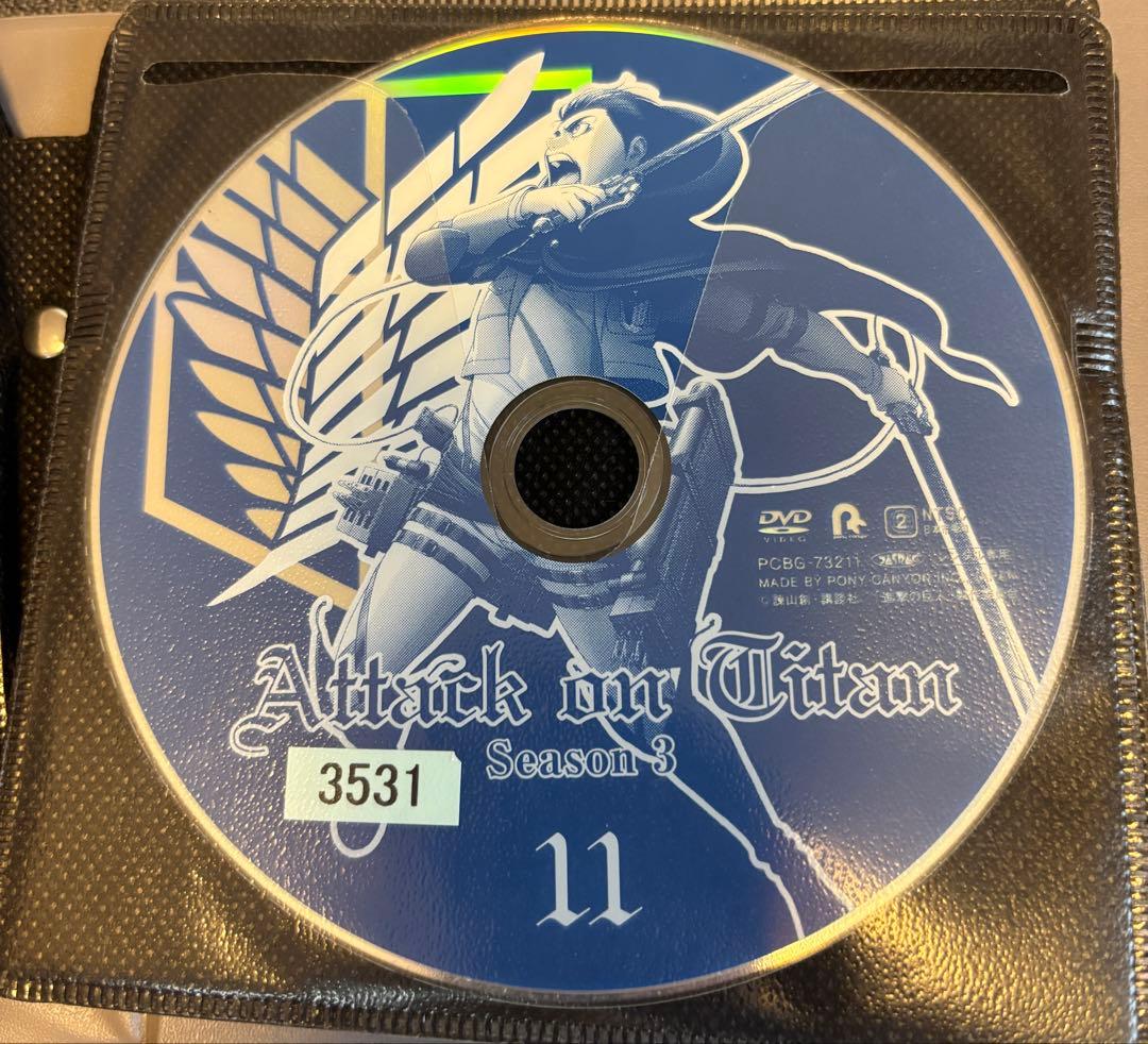 進撃の巨人 DVD シーズン1〜finalまで35本