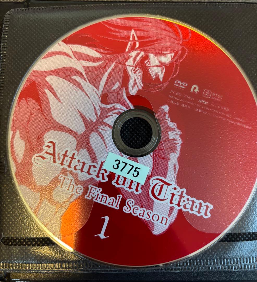 進撃の巨人 DVD シーズン1〜finalまで35本